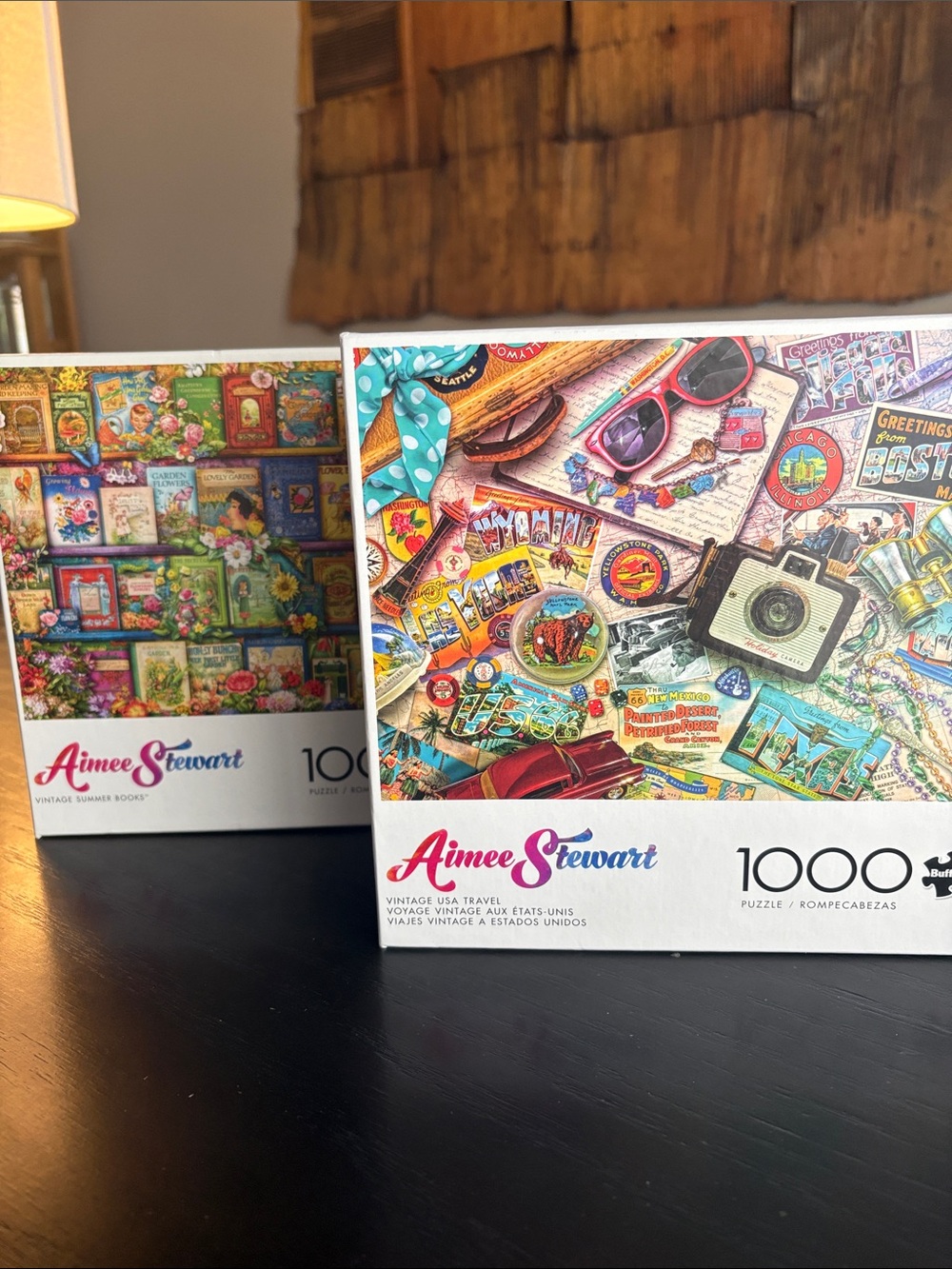 Lot. of TWO (2) Gorgeous Buffalo Games Aimee Stewart Jigsaw Puzzles 1,000 pieces - Picture 11 of 11